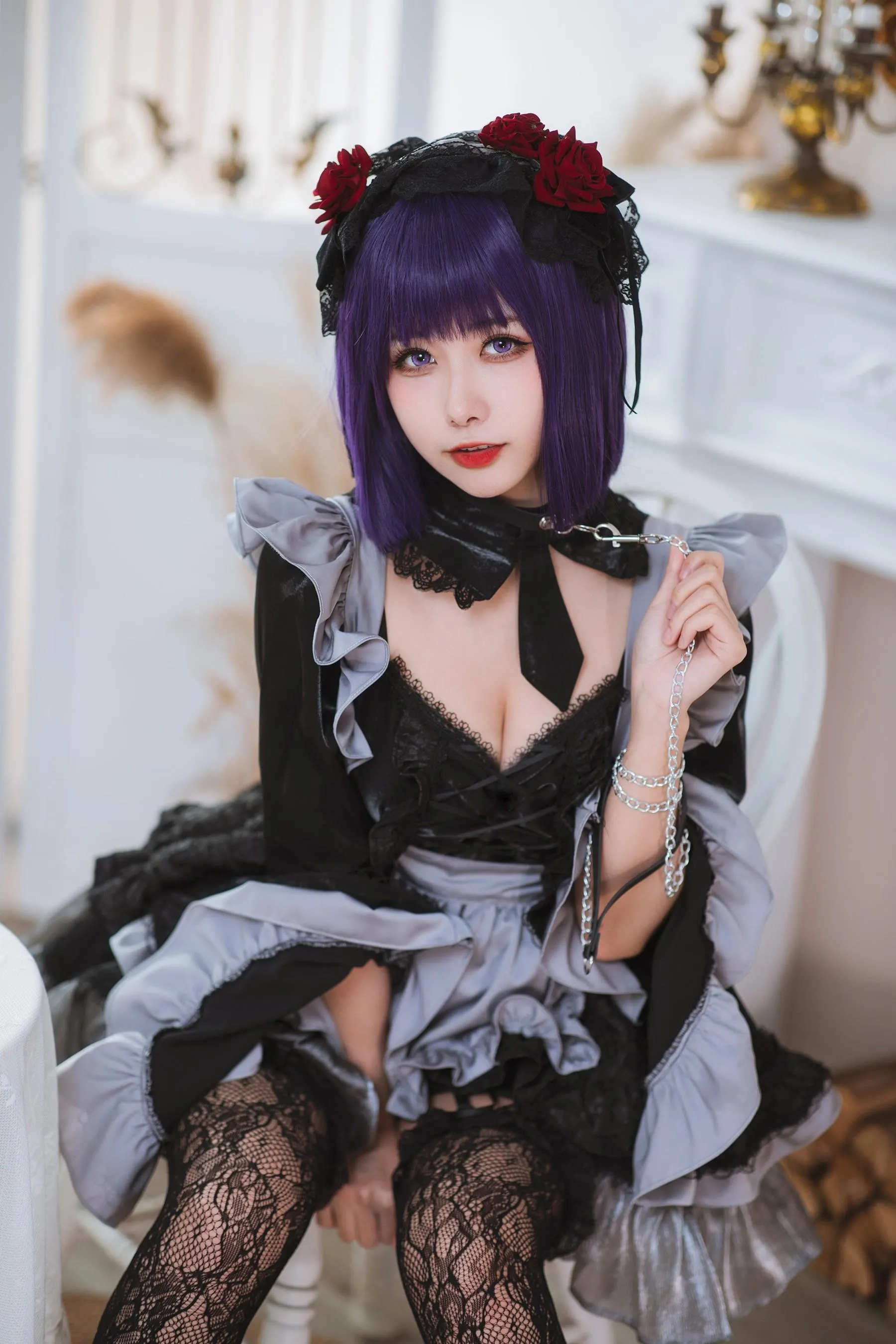 Momoko葵葵 – NO.34 喜多川海夢 黑江雫 [45P]插图2